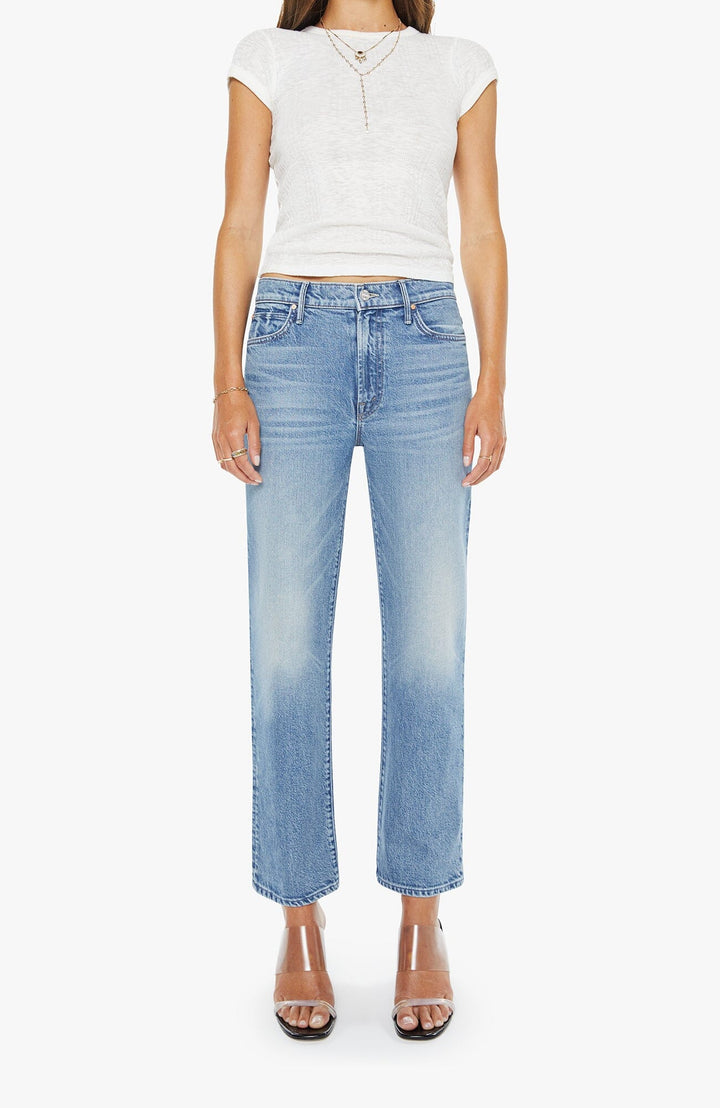 THE KICK IT ANKLE - BIRDS GONE WILD Denim Mother 