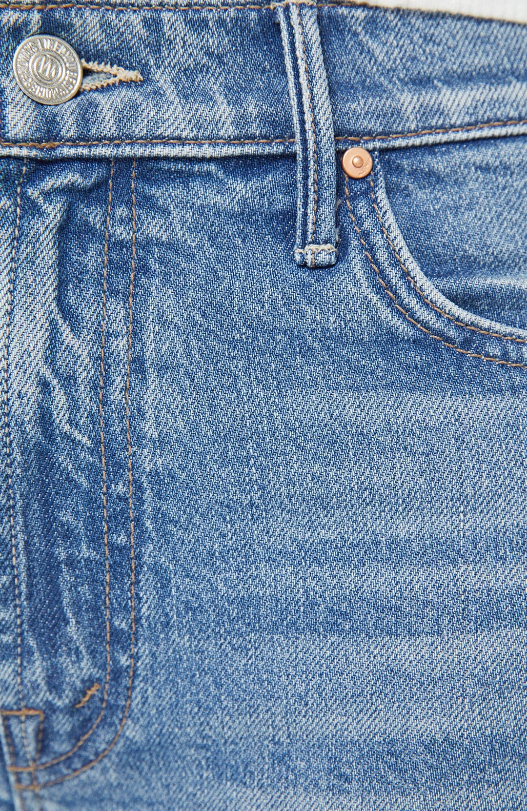 THE KICK IT ANKLE - BIRDS GONE WILD Denim Mother 