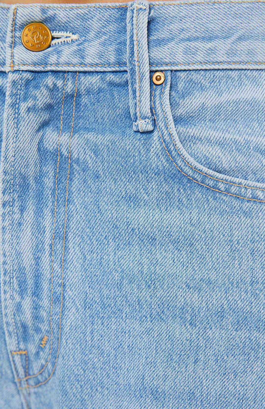 THE LEMON TWIST SNEAK - MUNCHIES DENIM Mother 