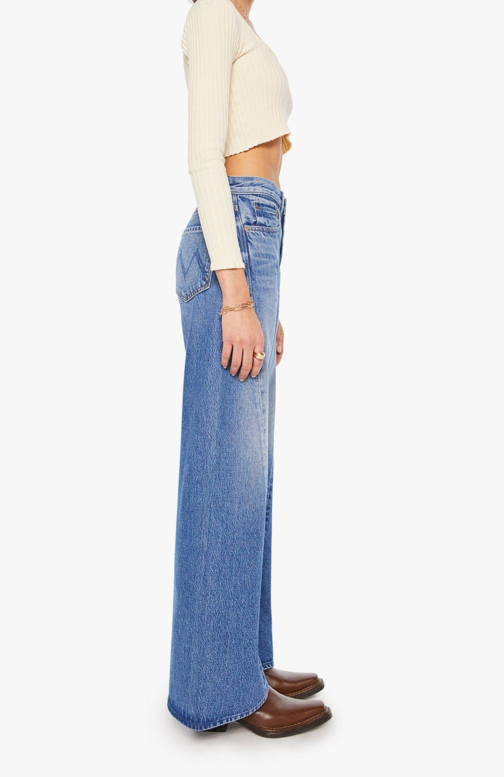 THE LEMON TWIST SNEAK - ROLLING IN THE DOUGH denim Mother 