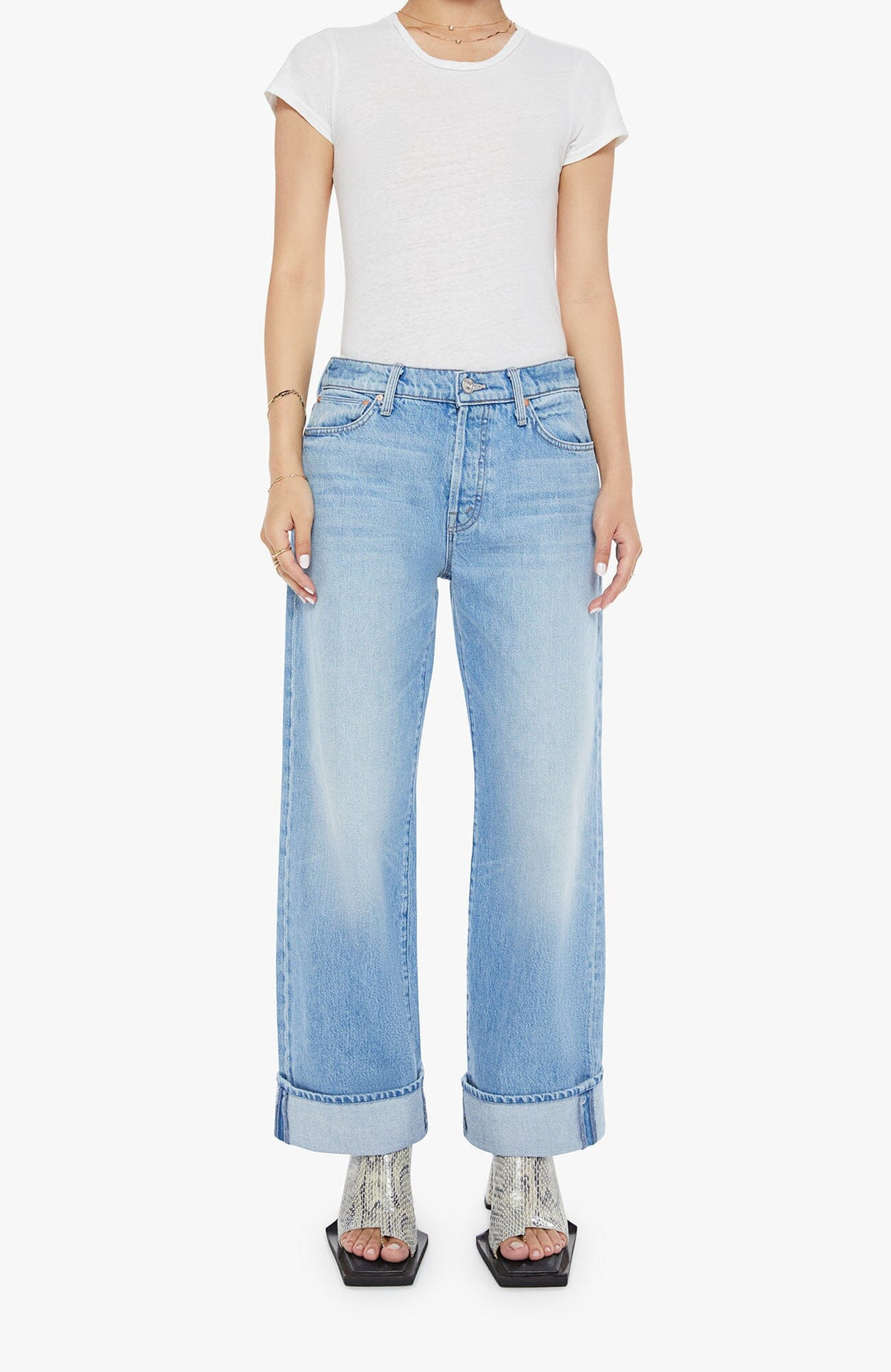 THE LIL DODGER HOVER CUFF - FUNK N FLAIR denim Mother 
