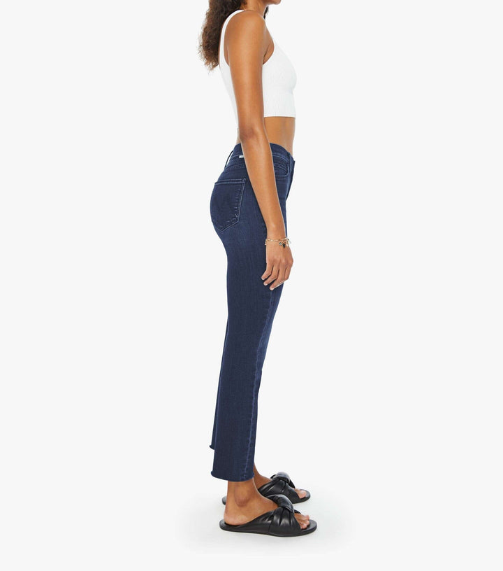 THE MID RISE DAZZLER ANKLE - CHIP ON MY SHOULDER DENIM Mother 