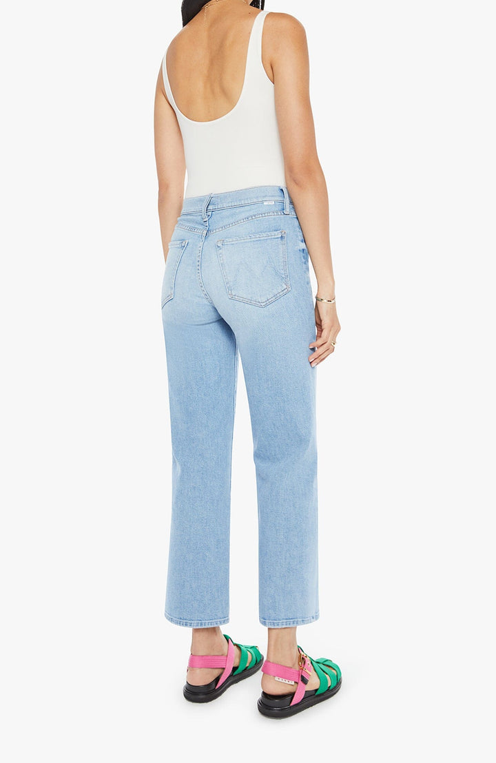 THE RAMBLER ZIP ANKLE - LOOK MA NO HANDS DENIM Mother 