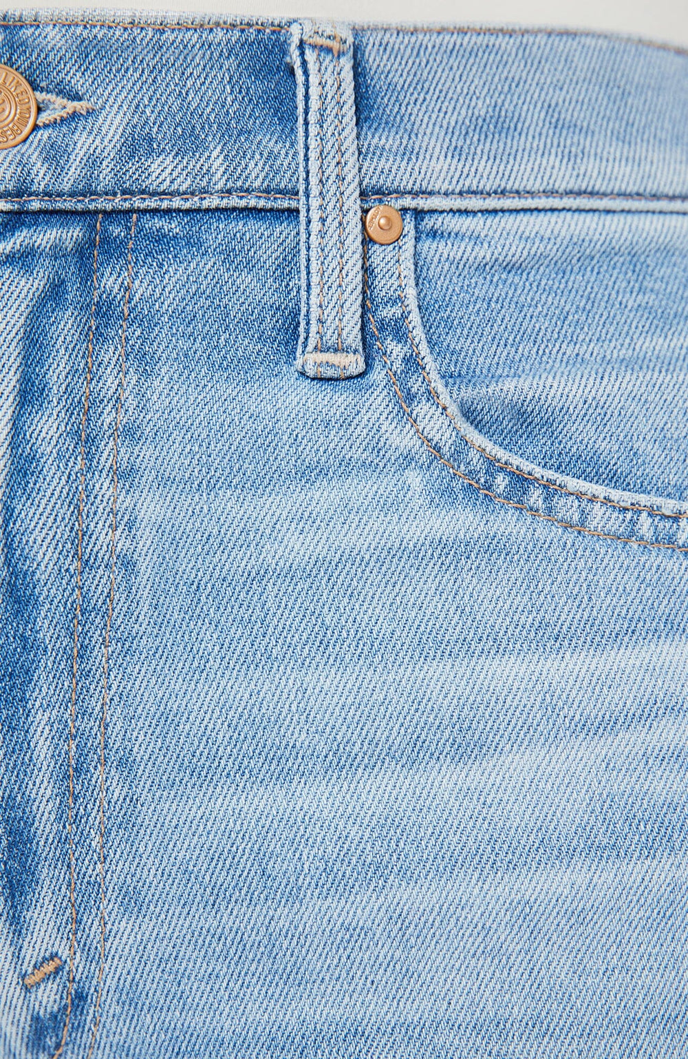 THE RAMBLER ZIP ANKLE - LOOK MA NO HANDS DENIM Mother 