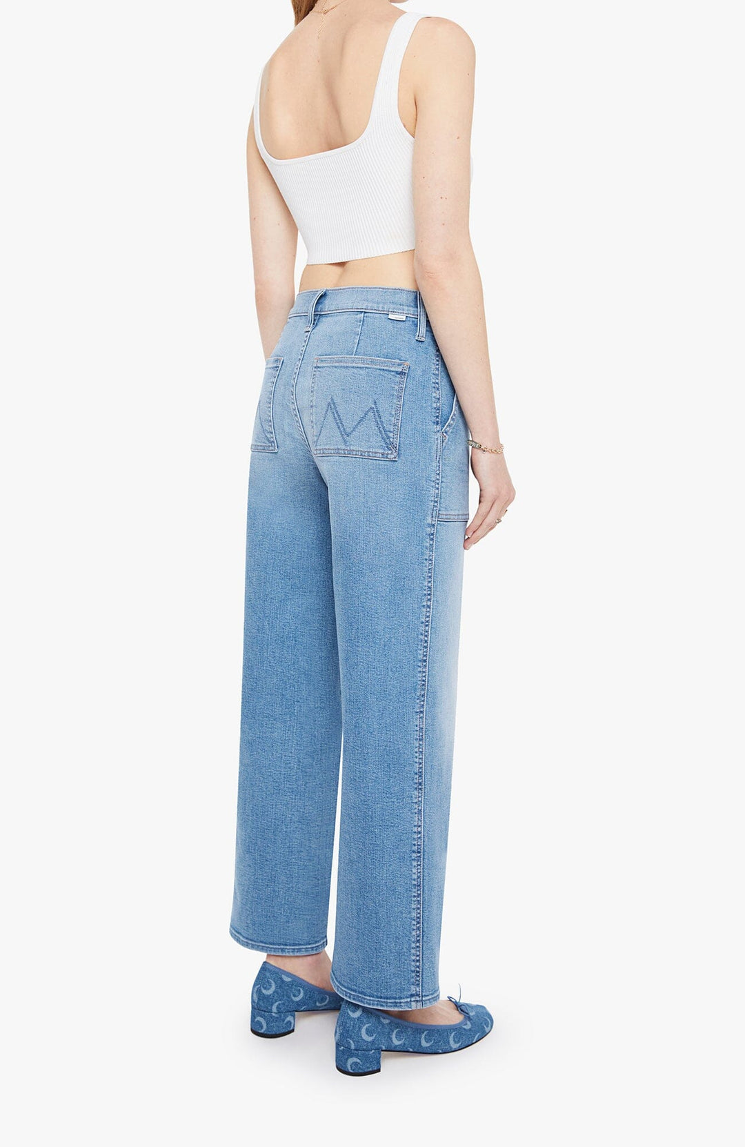 THE STITCH UP MAVEN FLOOD - RIDE HARD LIVE LOUDER DENIM Mother 