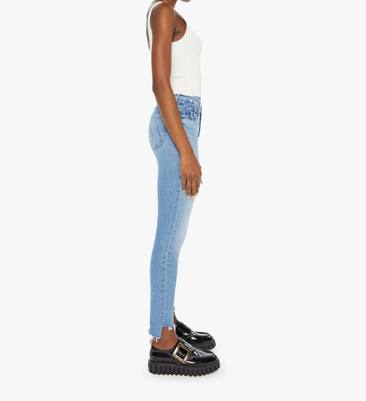 THE STUNNER STEP ANKLE FRAY - TAROT TIME denim Mother 