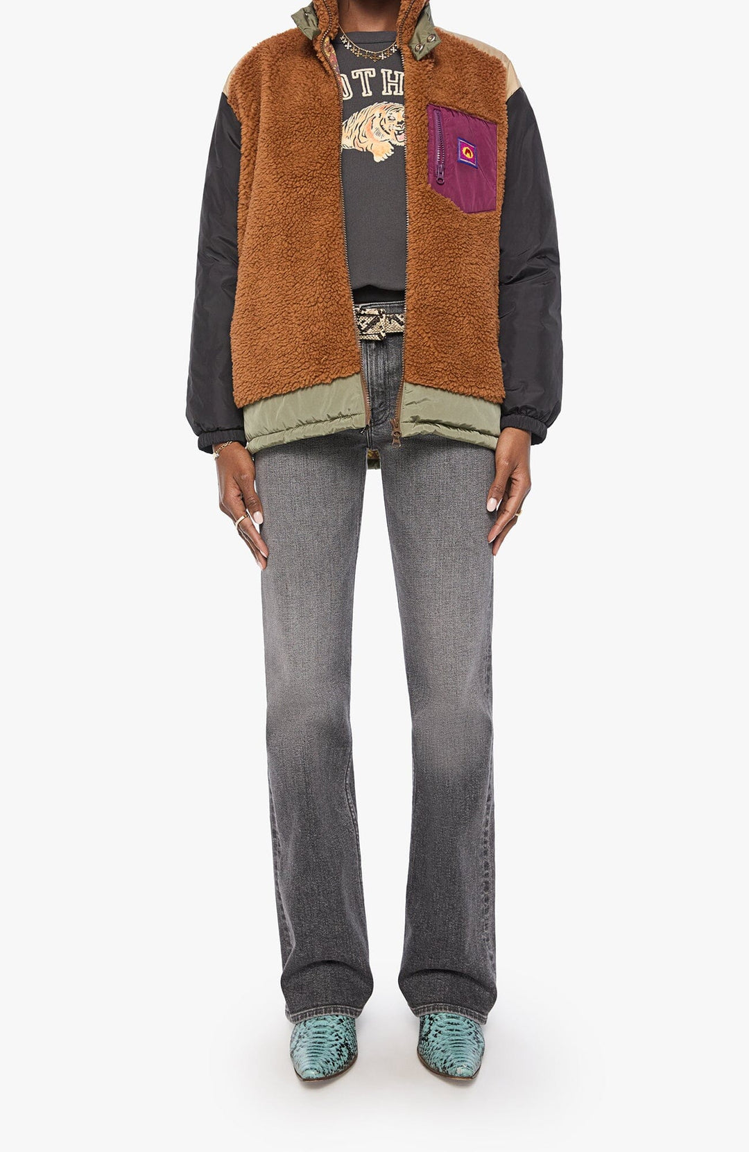 THE TEDDY ZIP JACKET Mother 
