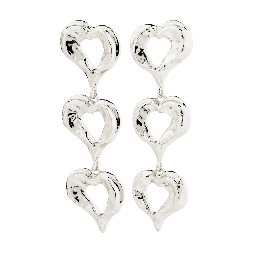 TIDE 3HEART EARRINGS 320 PILGRIM 