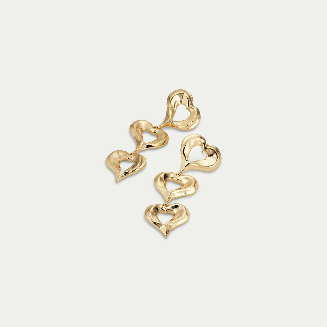 TIDE 3HEART EARRINGS 320 PILGRIM 