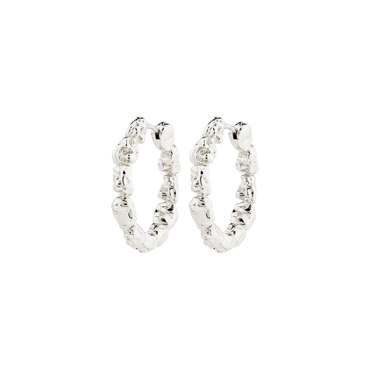 TIDE HOOPS jewelry PILGRIM SILVER PLATED 