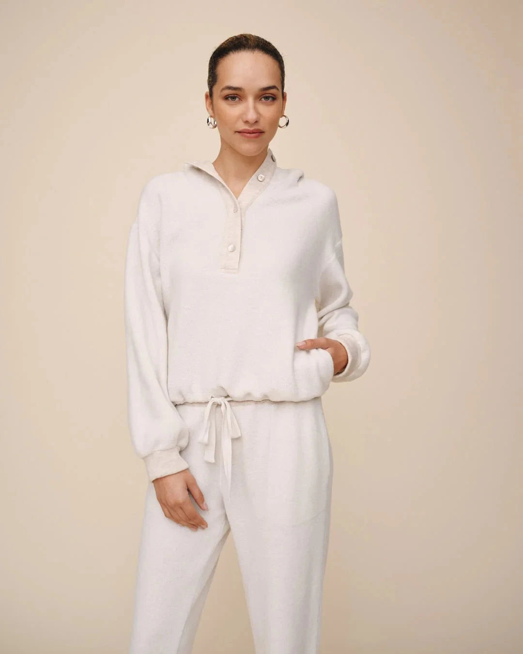 TIE WAIST HOODIE SWEATER BELLA DAHL 