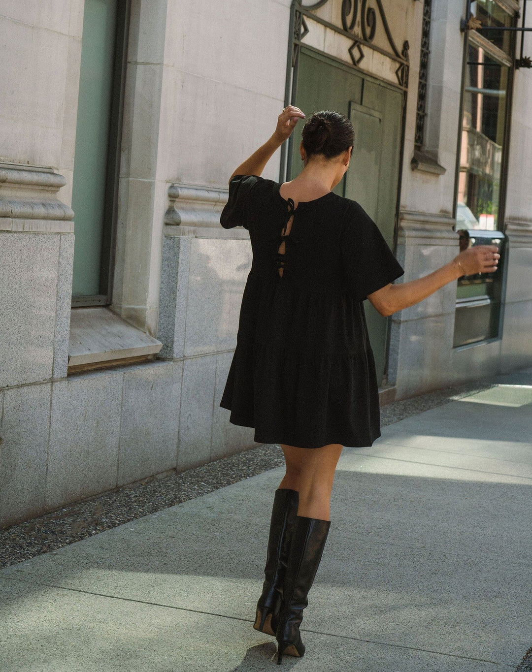 TIERED DRESS Dress BRUNETTE THE LABEL 