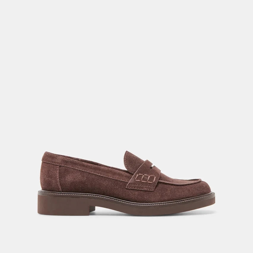 TIGGY Shoes DOLCE VITA 6 MAHOGANY SUEDE 