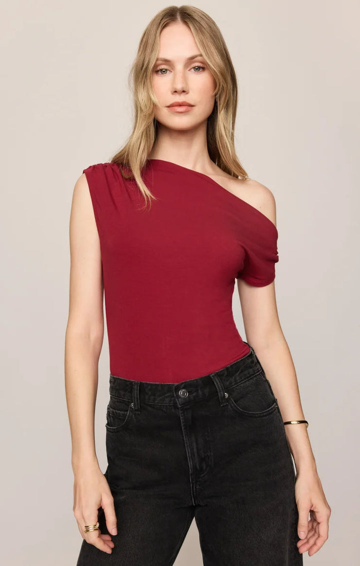 TIMELESS TOP TOP Z SUPPLY XS RED DAHLIA 
