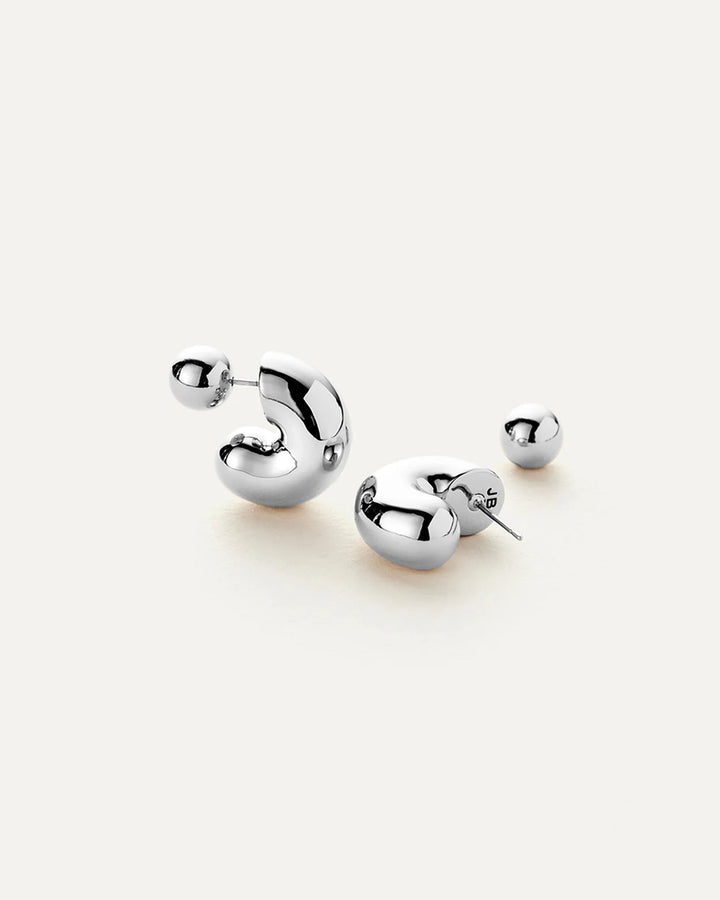 TOME HOOPS - MEDIUM Jewelry JENNY BIRD 