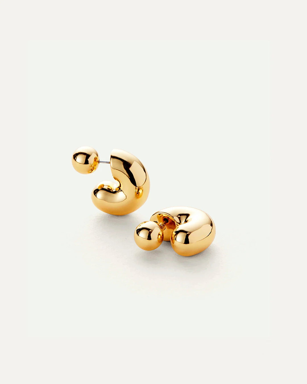 TOME HOOPS - MEDIUM Jewelry JENNY BIRD GOLD 