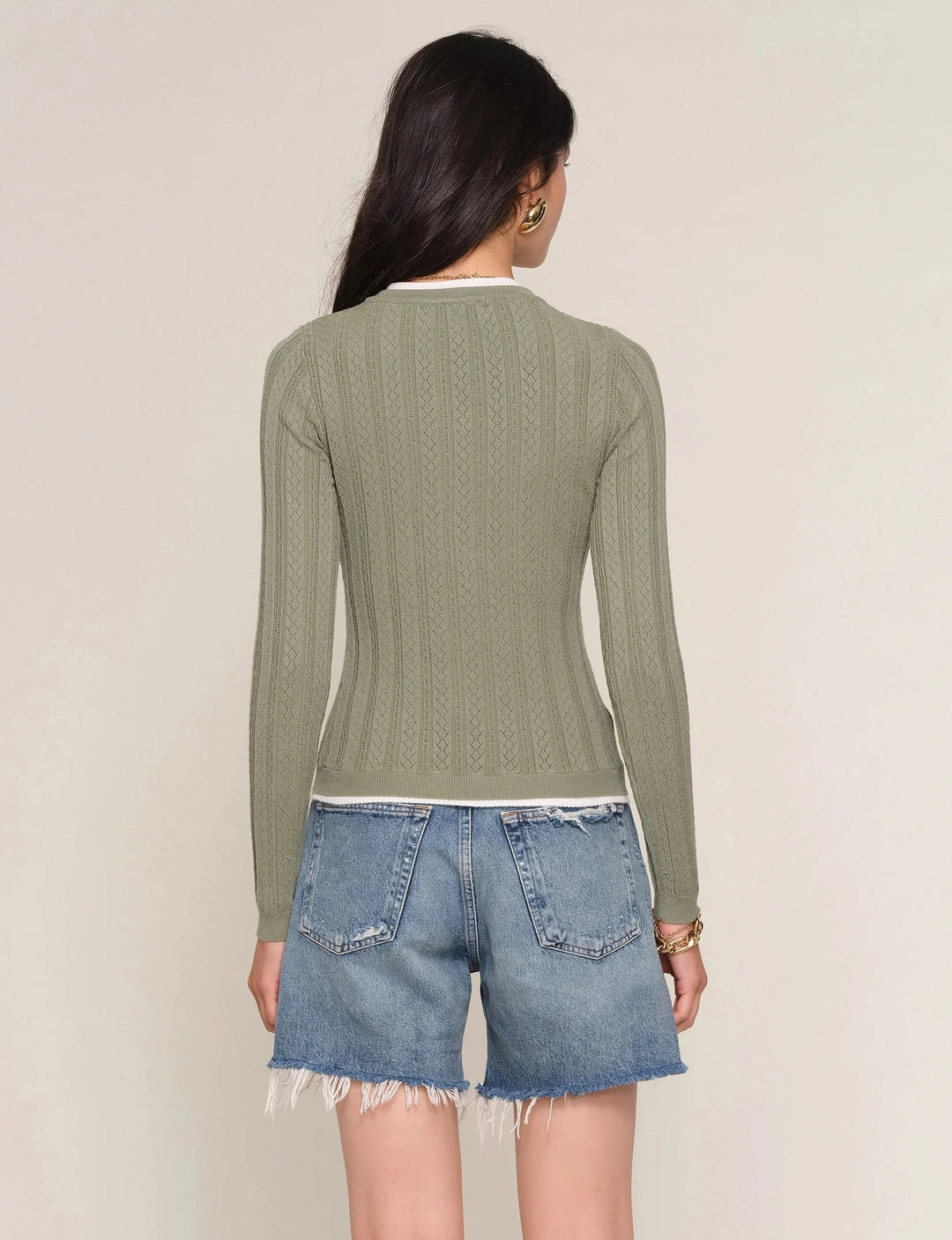 TOMMY CARDI SWEATER HEARTLOOM 