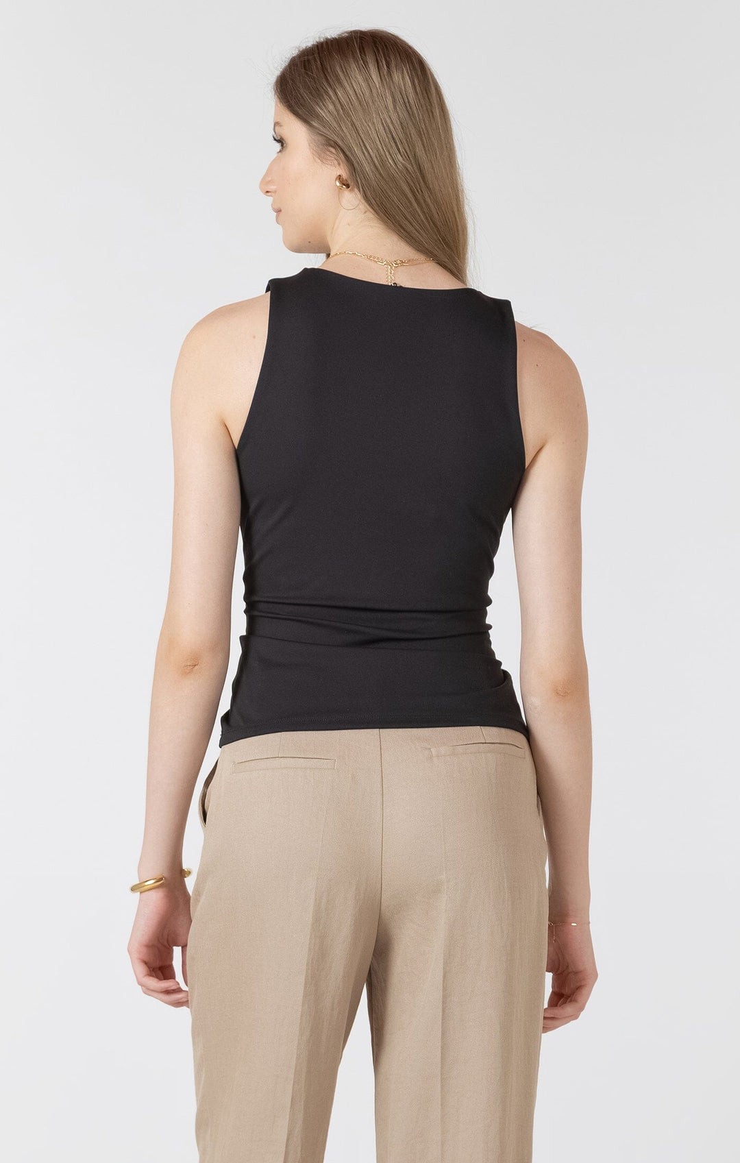 TONI TANK TOP BLACK TAPE 