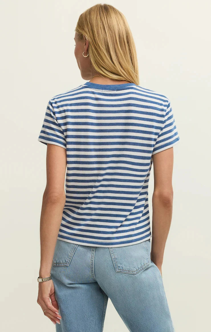 TOURIST AIRY STRIPED TEE T-Shirt Z SUPPLY 