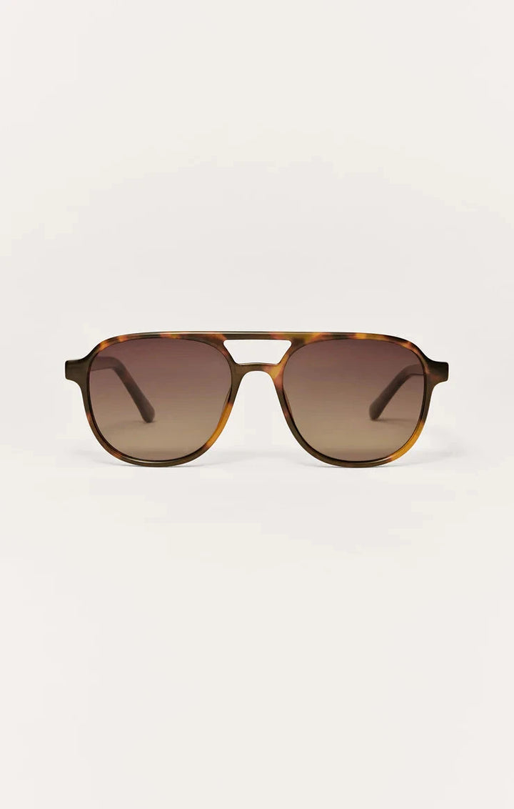 TOURIST SUNGLASSES ACCESSORIES Z SUPPLY BROWN TORT 