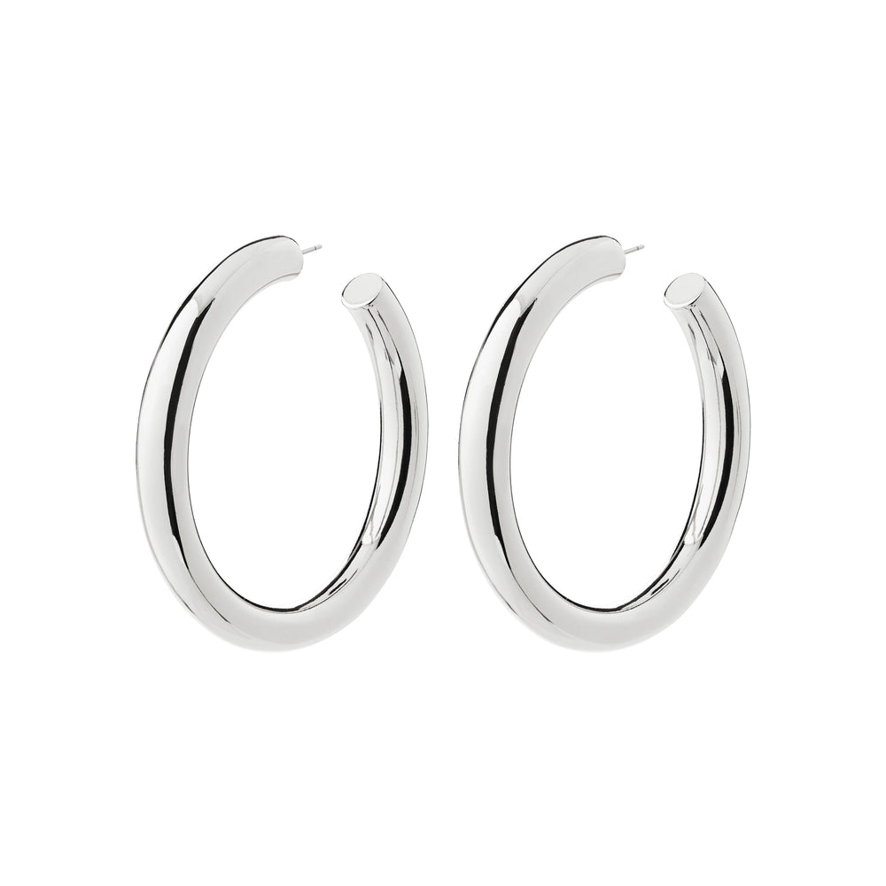 TOVIN HOOPS Jewelry PILGRIM SILVER PLATED 