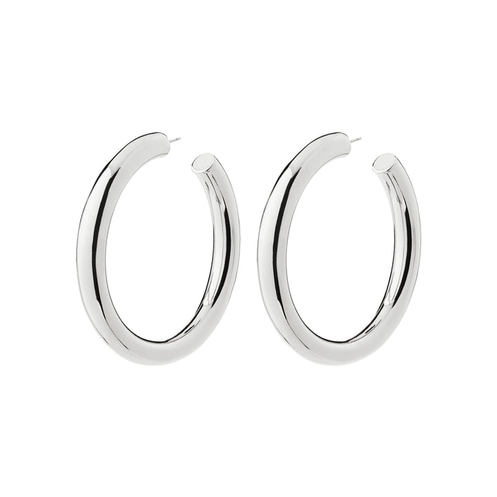 TOVIN HOOPS Jewelry PILGRIM SILVER PLATED 