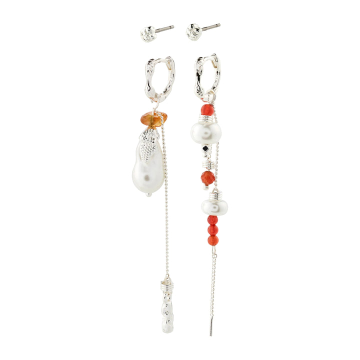 TRUST EARRINGS Jewelry PILGRIM SILVER PLATED 