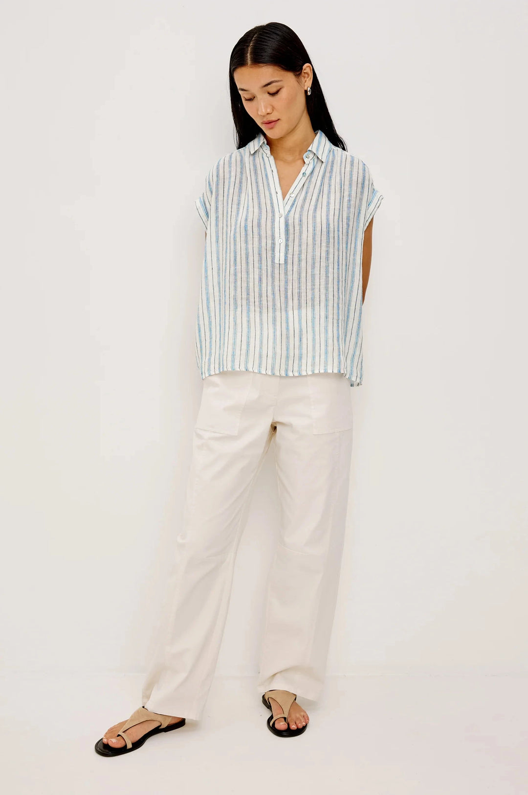 TUSCANY SHIRT TOP RAILS 
