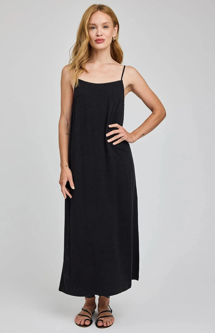 TWYLA DRESS Dress GENTLE FAWN XS BLACK 