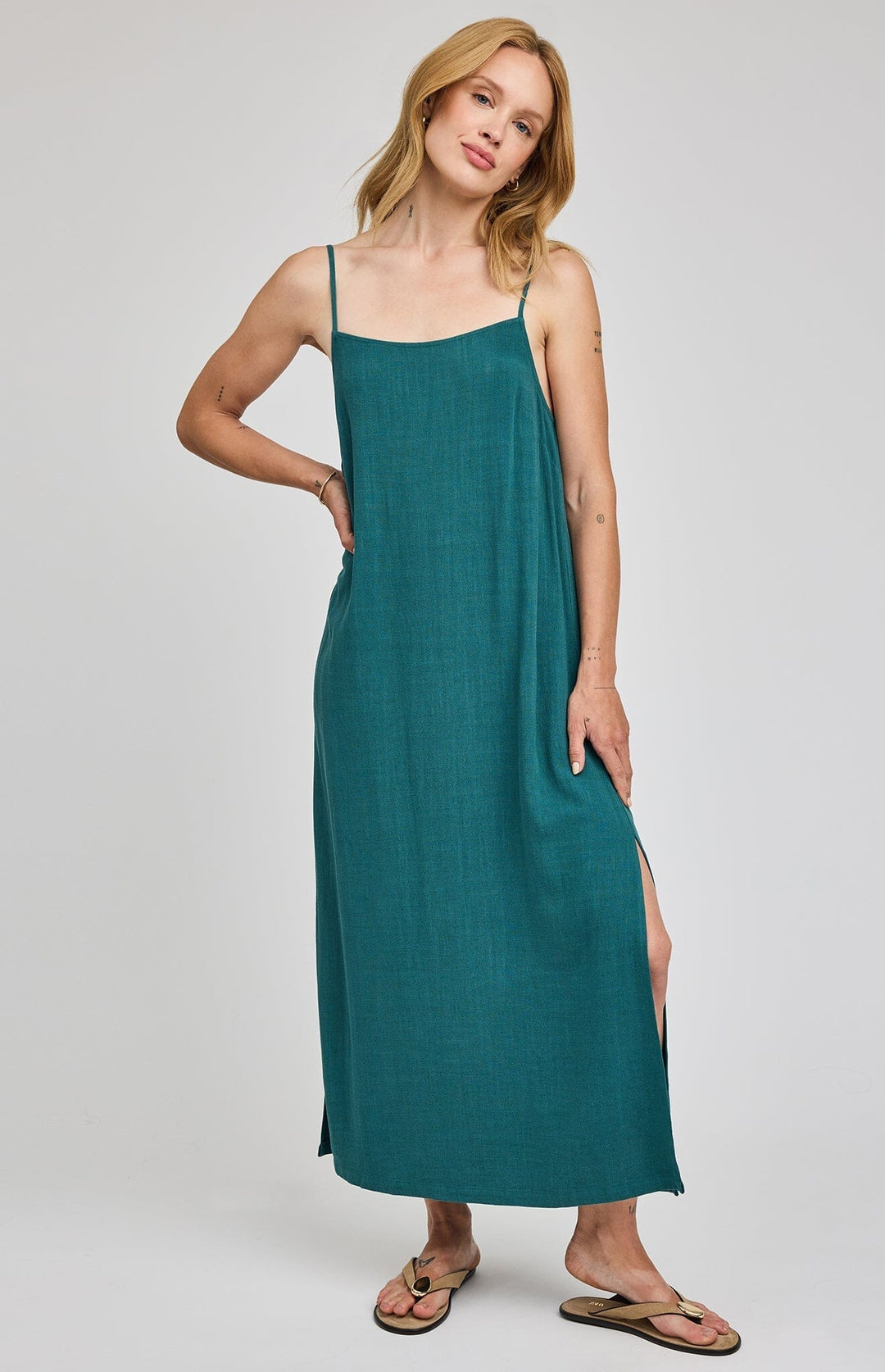 TWYLA DRESS Dress GENTLE FAWN XS LAGOON 