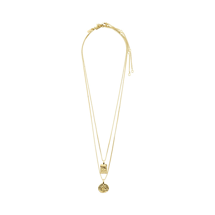 VALKYRIA 2-IN-1 NECKLACE Jewelry PILGRIM GOLD PLATED 
