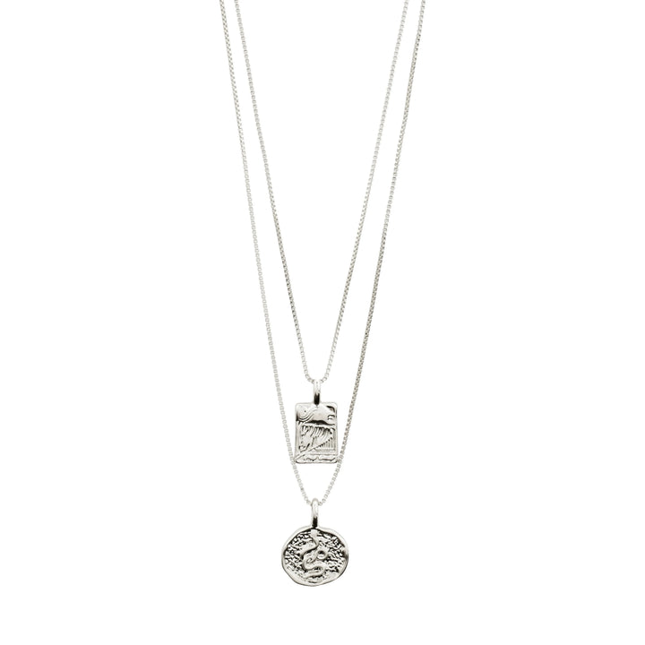 VALKYRIA 2-IN-1 NECKLACE Jewelry PILGRIM SILVER PLATED 