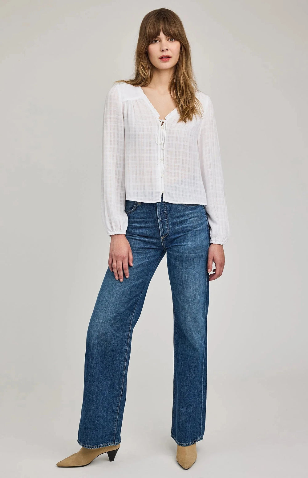 VANESSA BLOUSE blouse GENTLE FAWN 