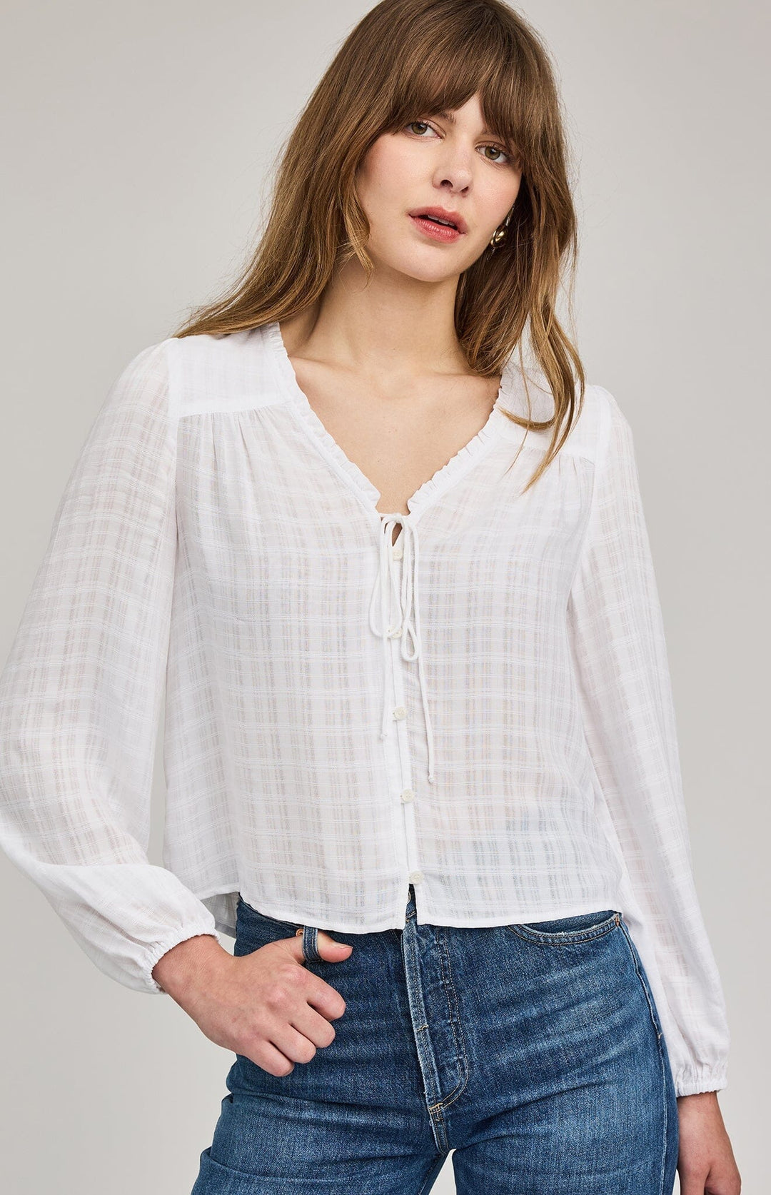 VANESSA BLOUSE blouse GENTLE FAWN 