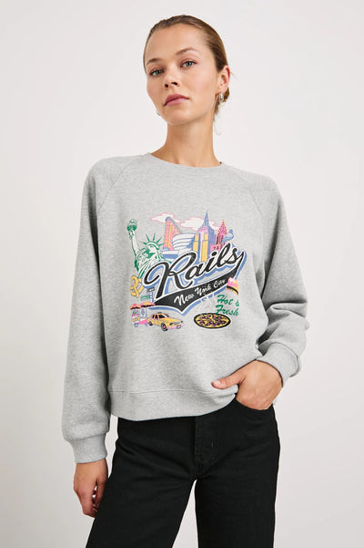 VINTAGE RAGLAN SWEATSHIRT SWEATER RAILS 