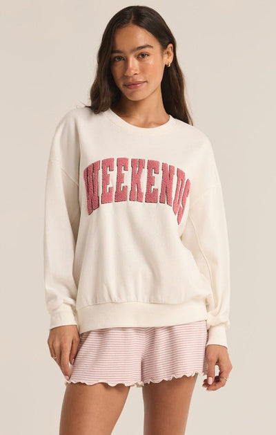 WEEKENDS SWEATSHIRT SWEATER Z SUPPLY 