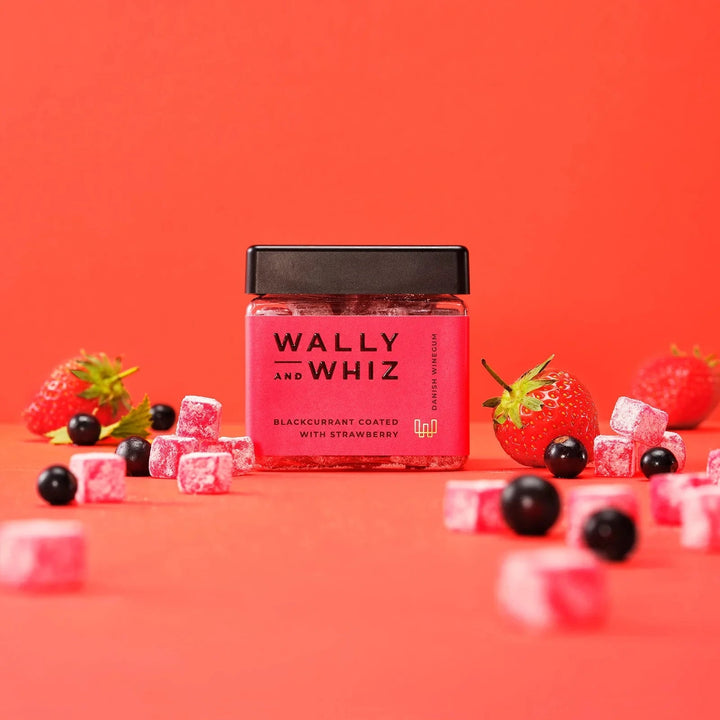 WINE GUM 140G ACCESSORIES WALLY &amp; WHIZ BLACK CURRANT 