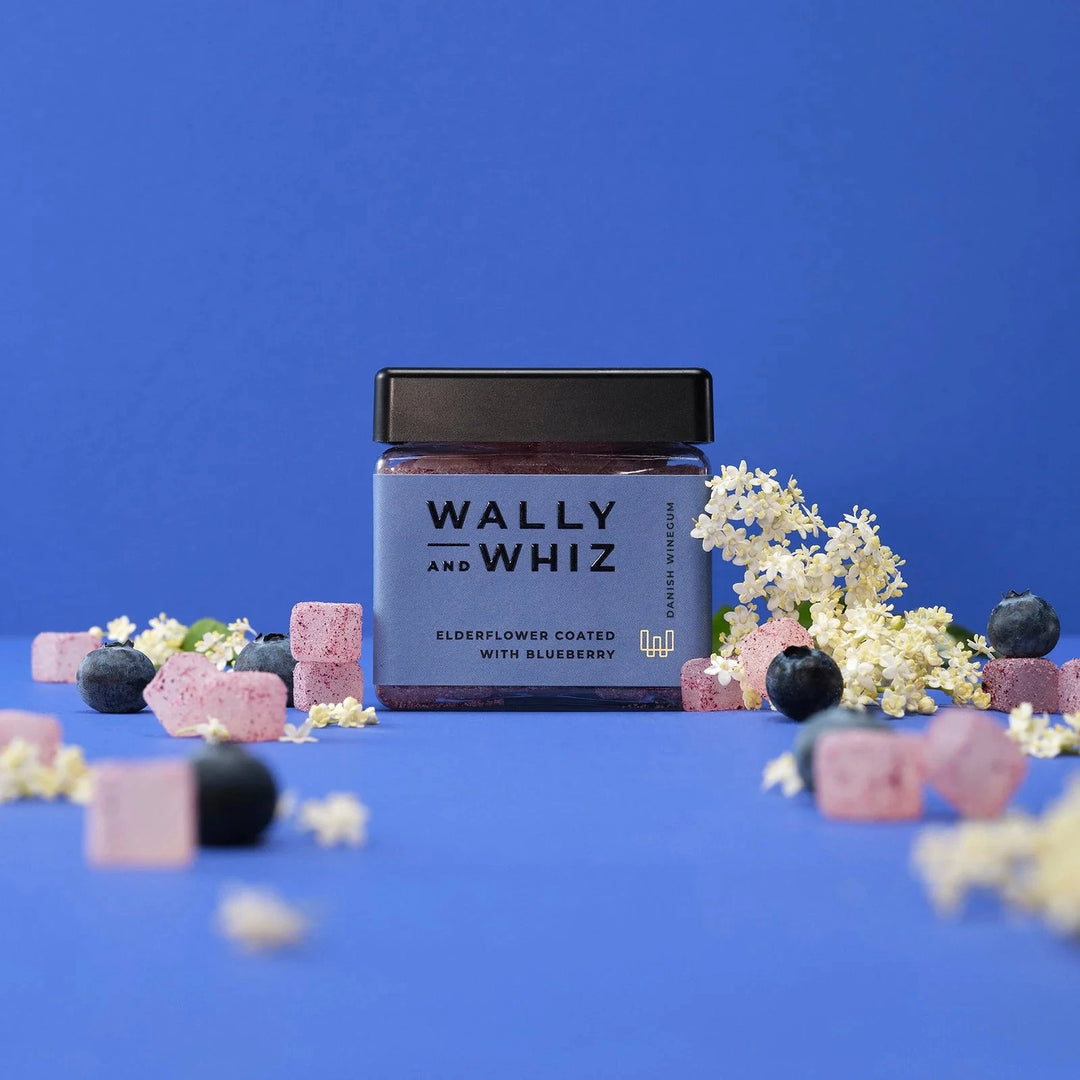WINE GUM 140G ACCESSORIES WALLY &amp; WHIZ ELDERFLOWER 