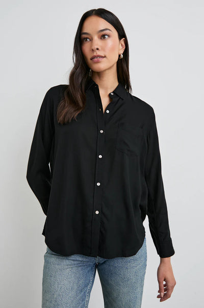 WREN SHIRT TOP RAILS XS BLACK 