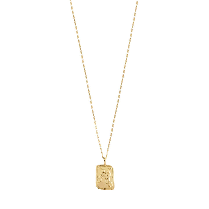 ZODIAC NECKLACE Jewelry PILGRIM GOLD PLATED AQUARIUS 