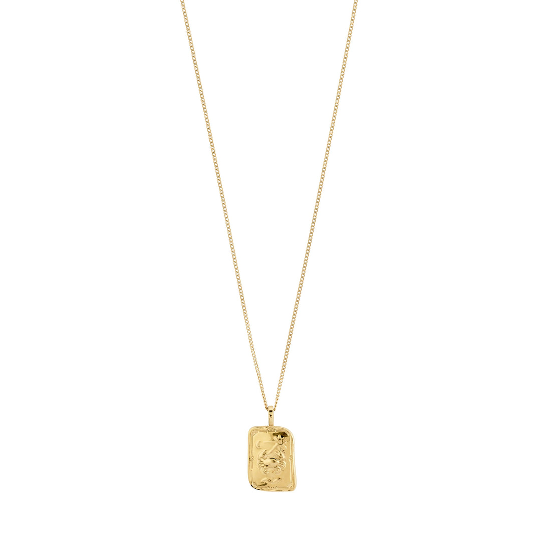 ZODIAC NECKLACE Jewelry PILGRIM GOLD PLATED CANCER 