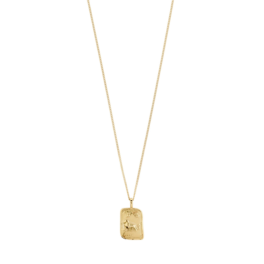 ZODIAC NECKLACE Jewelry PILGRIM GOLD PLATED LEO 