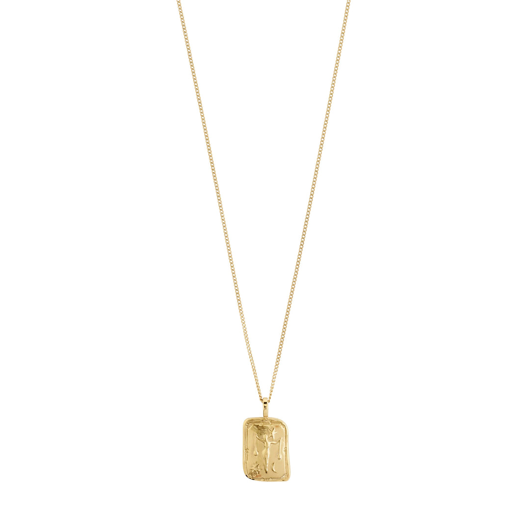 ZODIAC NECKLACE Jewelry PILGRIM GOLD PLATED LIBRA 