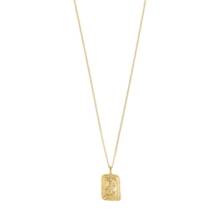 ZODIAC NECKLACE Jewelry PILGRIM GOLD PLATED PISCES 