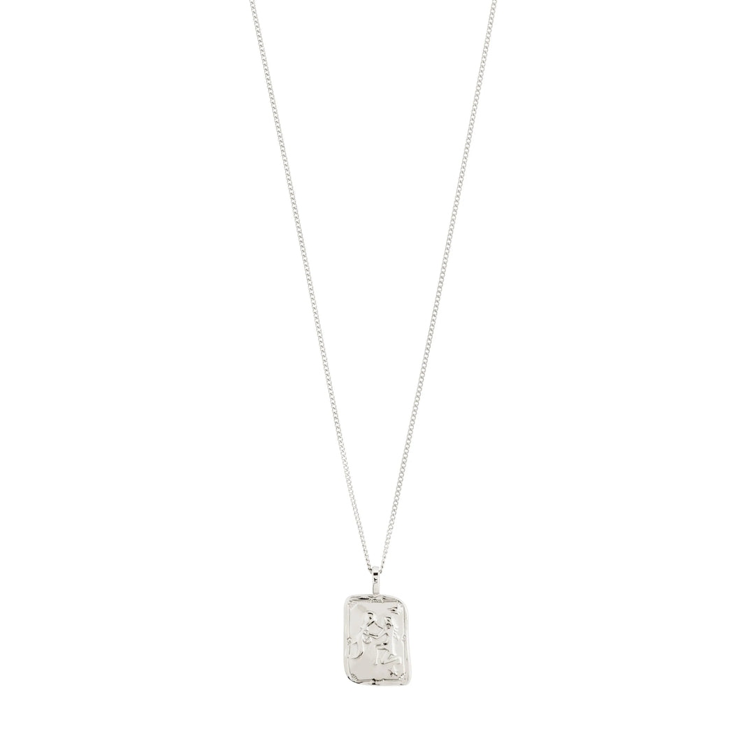 ZODIAC NECKLACE Jewelry PILGRIM SILVER PLATED AQUARIUS 