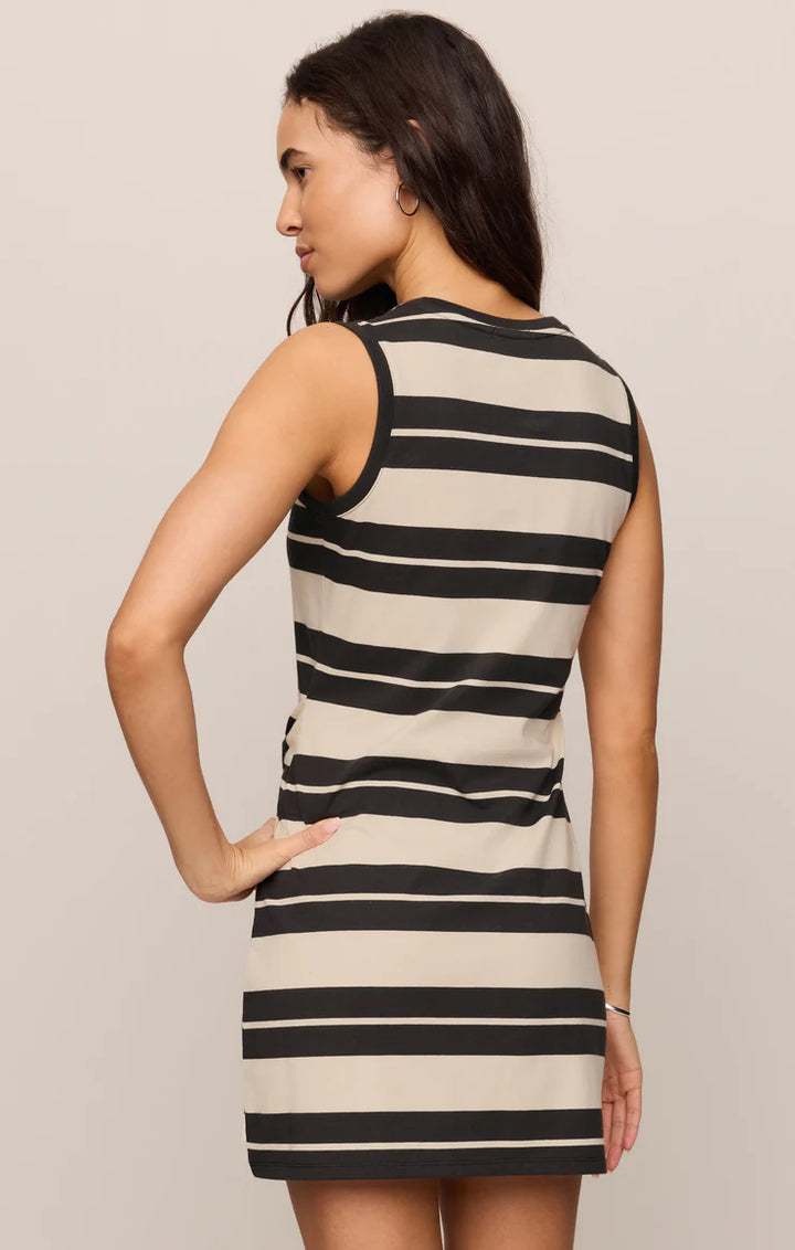 MATTIE STRIPED MINI DRESS