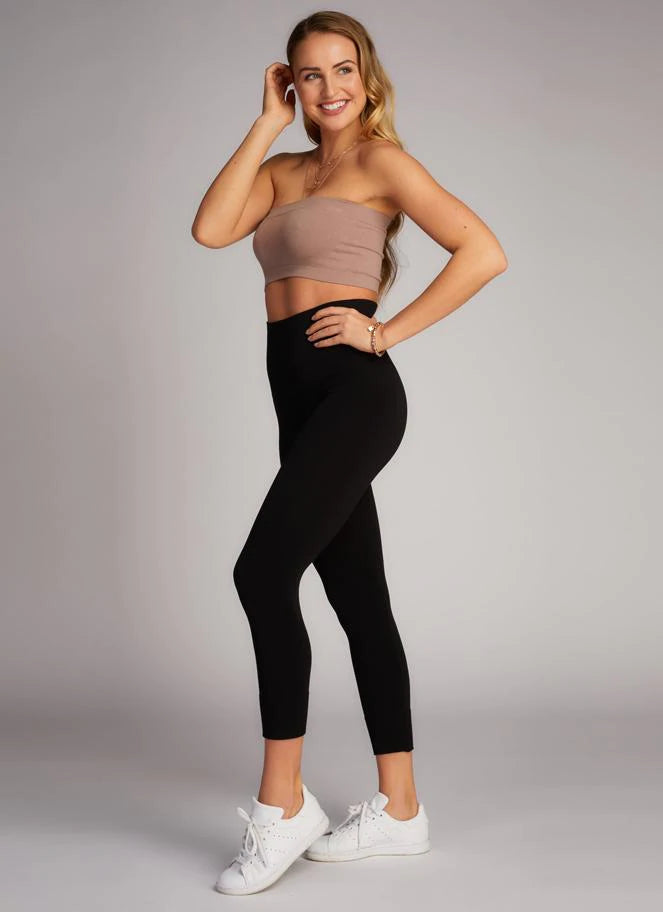 BAMBOO 3/4 HIGH WAISTED LEGGING Pants C'EST MOI 