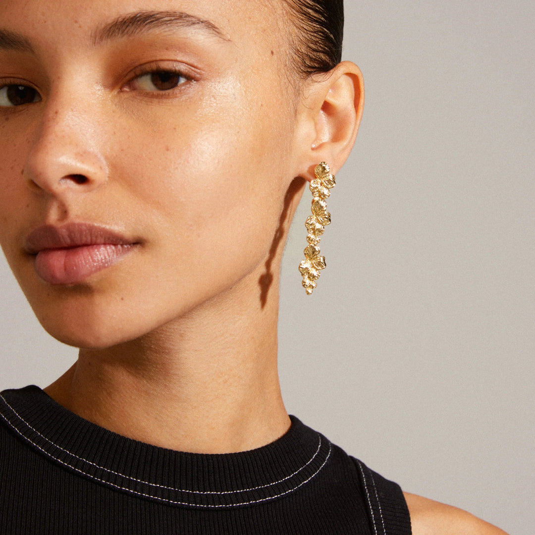 ECHO EARRINGS Jewelry PILGRIM GOLD PLATED 