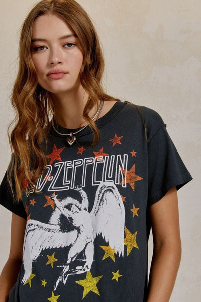 LED ZEPPELIN REVERSE GIRLFRIEND TEE T-Shirt DAYDREAMER 