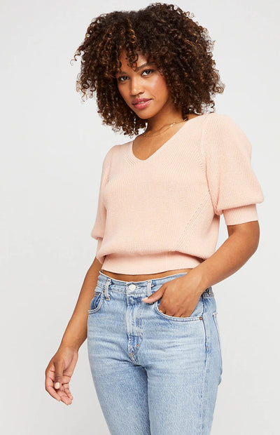 PHEOBE PULLOVER SWEATER GENTLE FAWN APRICOT XS 